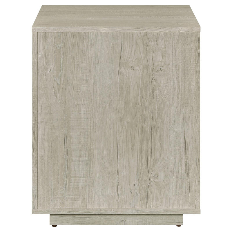 Coaster Furniture Loomis 805882 3-drawer Square File Cabinet - Whitewashed Grey IMAGE 9