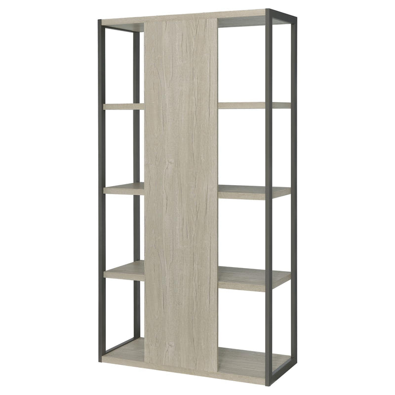 Coaster Furniture Loomis 805883 4-shelf Bookcase - Whitewashed Grey IMAGE 8