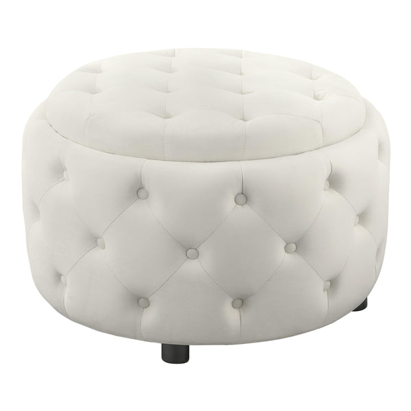 Coaster Furniture Angelina Fabric Storage Ottoman 915407 IMAGE 1