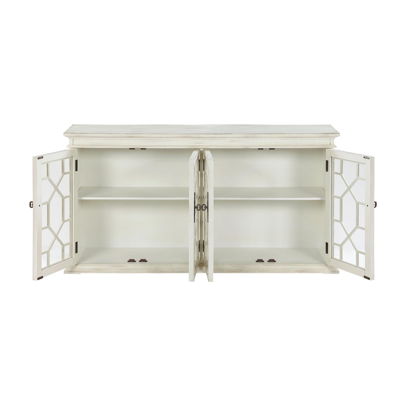 Coaster Furniture Kiara 950859 4-Door Accent Cabinet with Adjustable Shelves - White IMAGE 4