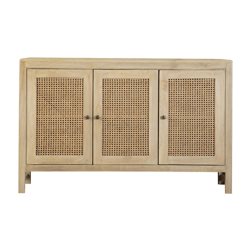 Coaster Furniture Zamora 953556 Rectangular 3-Door Accent Cabinet Natural IMAGE 1