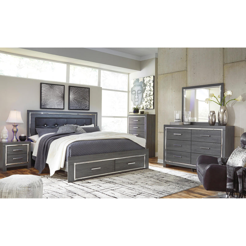 Signature Design by Ashley Lodanna King Panel Bed with Storage B214-56S/B214-58/B214-95/B100-14 IMAGE 12