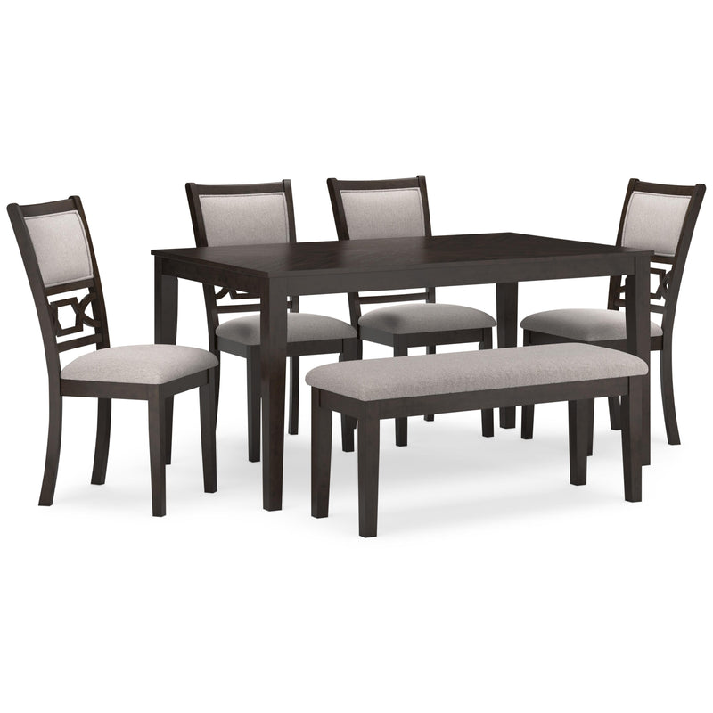 Signature Design by Ashley Langwest 6 pc Dinette D422-325 IMAGE 1