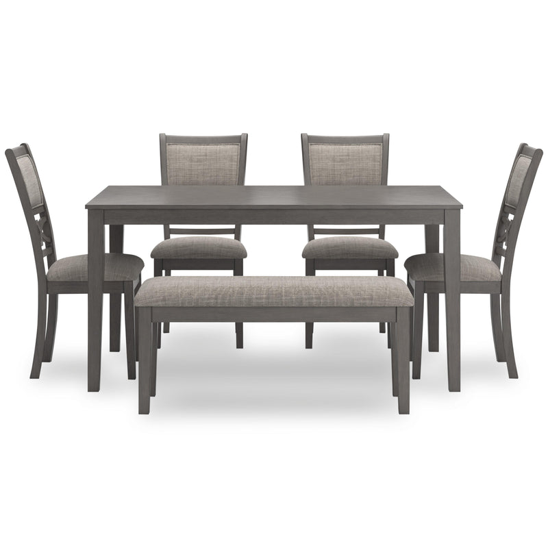 Signature Design by Ashley Wrenning 6 pc Dinette D425-325 IMAGE 2