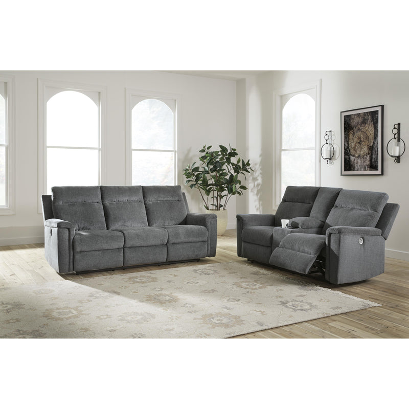 Signature Design by Ashley Barnsana Power Reclining Fabric Loveseat 3320296 IMAGE 12