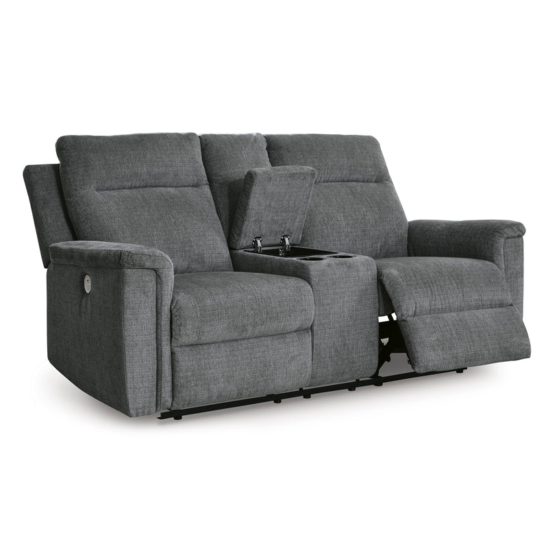 Signature Design by Ashley Barnsana Power Reclining Fabric Loveseat 3320296 IMAGE 2