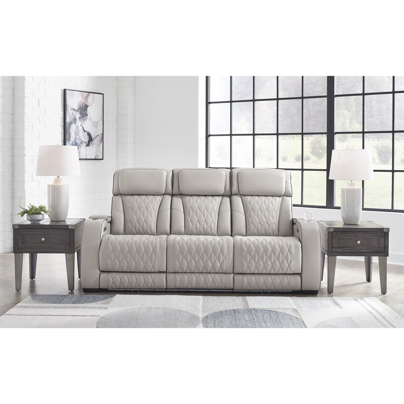 Signature Design by Ashley Boyington Power Reclining Leather Match Sofa U2710515 IMAGE 6