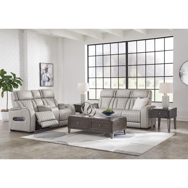 Signature Design by Ashley Boyington Power Reclining Leather Match Loveseat U2710518 IMAGE 15