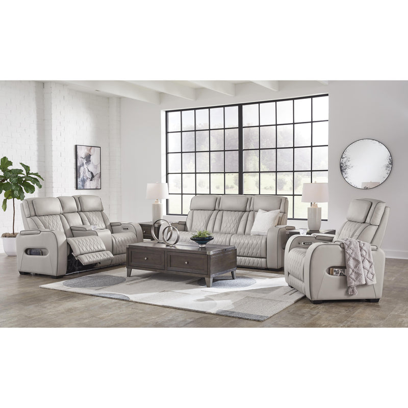 Signature Design by Ashley Boyington Power Reclining Leather Match Loveseat U2710518 IMAGE 18