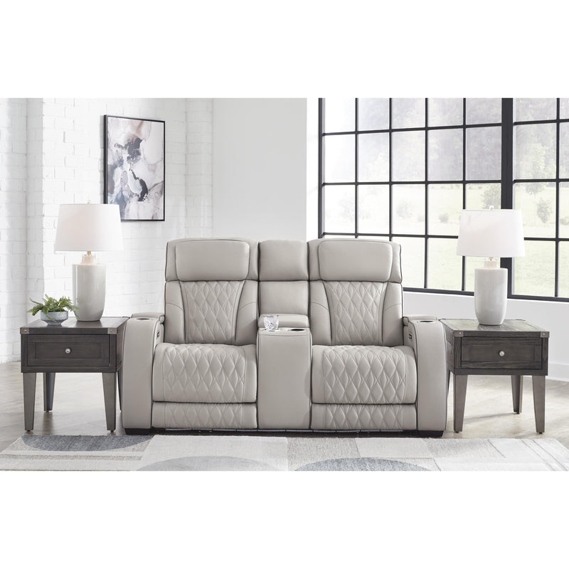 Signature Design by Ashley Boyington Power Reclining Leather Match Loveseat U2710518 IMAGE 6