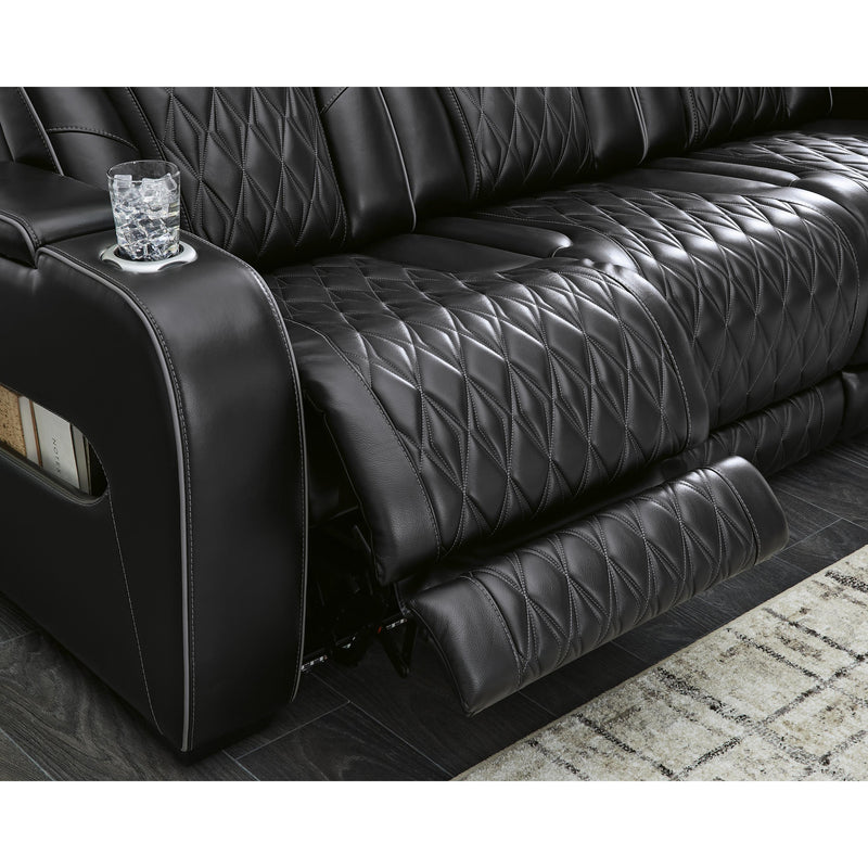 Signature Design by Ashley Boyington Power Reclining Leather Match Sofa U2710615 IMAGE 13