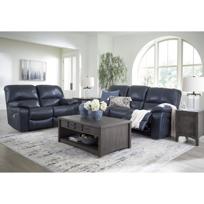 Signature Design by Ashley Leesworth Power Reclining Leather Match Sofa U4380987 IMAGE 11