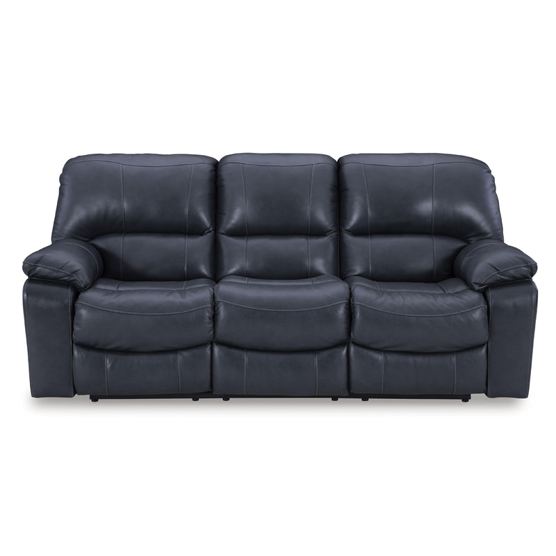 Signature Design by Ashley Leesworth Power Reclining Leather Match Sofa U4380987 IMAGE 3