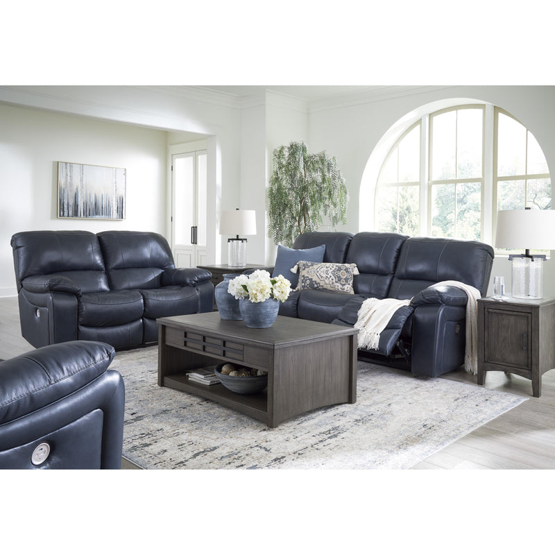 Signature Design by Ashley Leesworth Power Rocker Leather Match Recliner U4380998 IMAGE 10