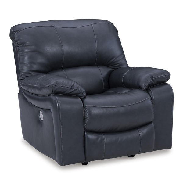 Signature Design by Ashley Leesworth Power Rocker Leather Match Recliner U4380998 IMAGE 1