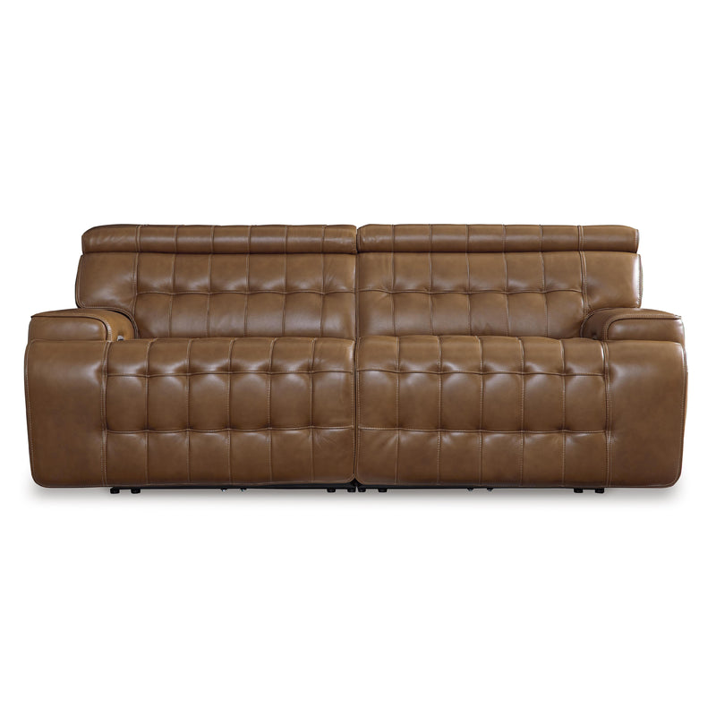 Signature Design by Ashley Temmpton Power Reclining Leather Match Loveseat U9270858/U9270862 IMAGE 1