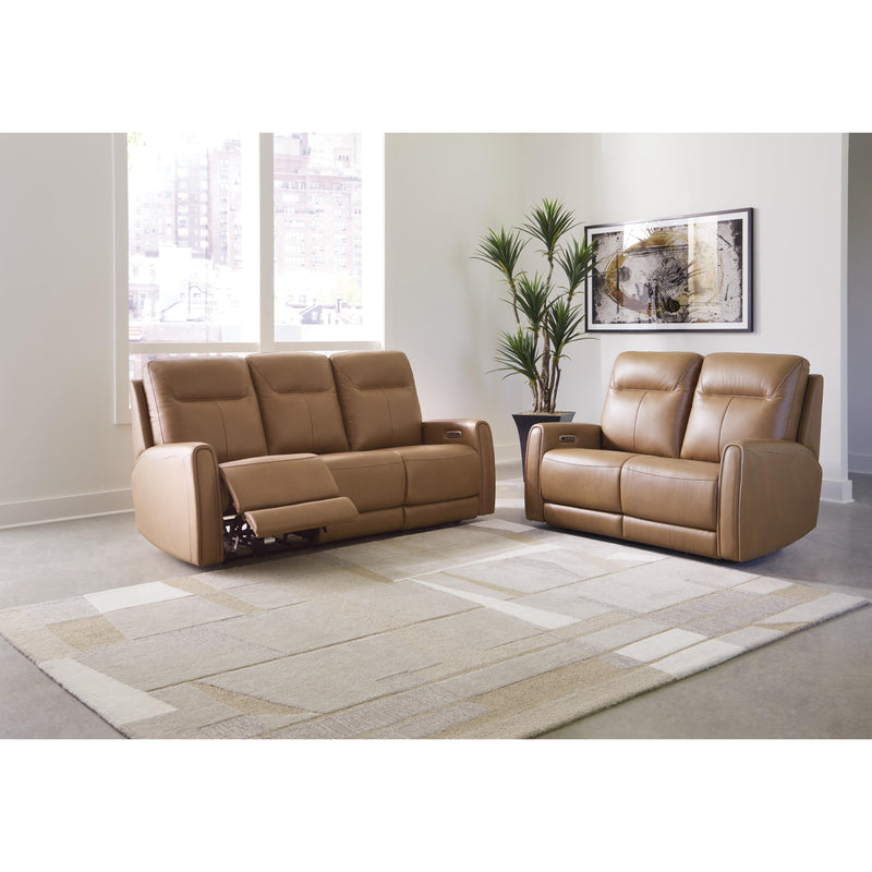 Signature Design by Ashley Tryanny Power Reclining Leather Match Loveseat U9370414 IMAGE 10