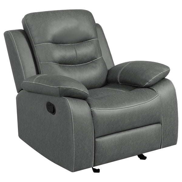 Coaster Furniture Nova Glider Fabric Recliner 602533 IMAGE 1