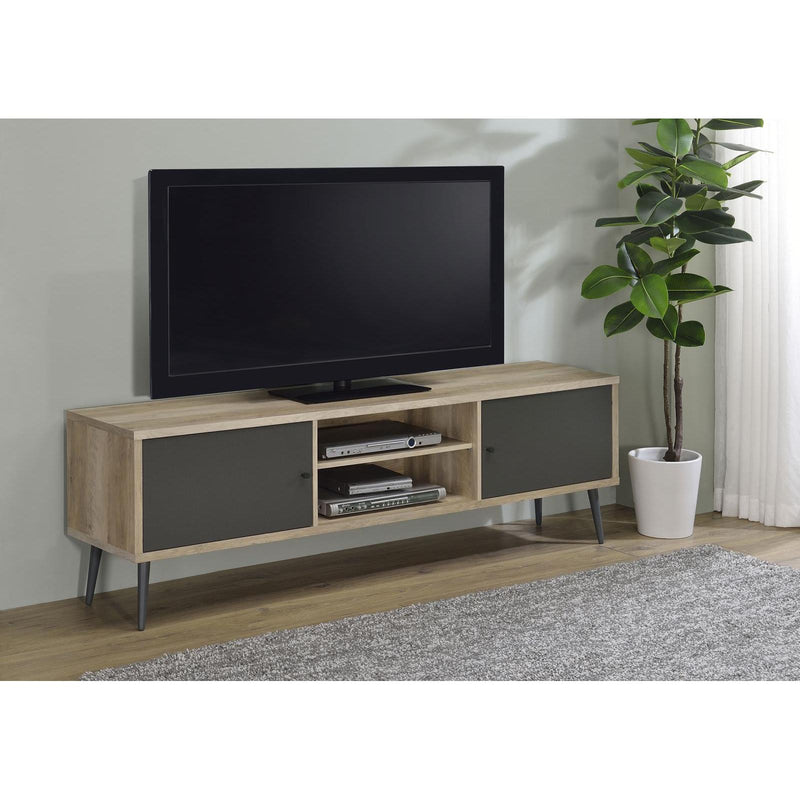 Coaster Furniture Allie TV Stand with Cable Management 701076 IMAGE 2