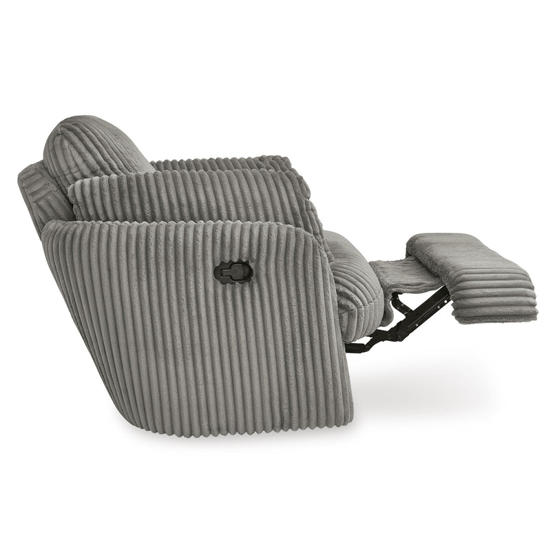 Signature Design by Ashley Tie-Breaker Swivel Glider Fabric Recliner 9490361 IMAGE 5