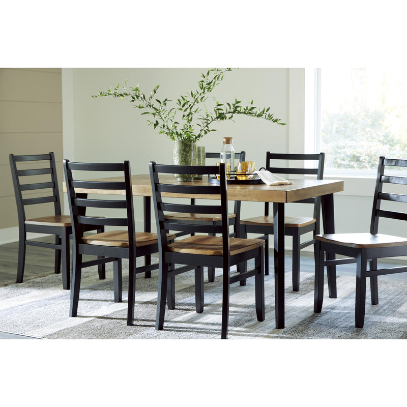 Signature Design by Ashley Blondon 7 pc Dinette D413-425 IMAGE 10