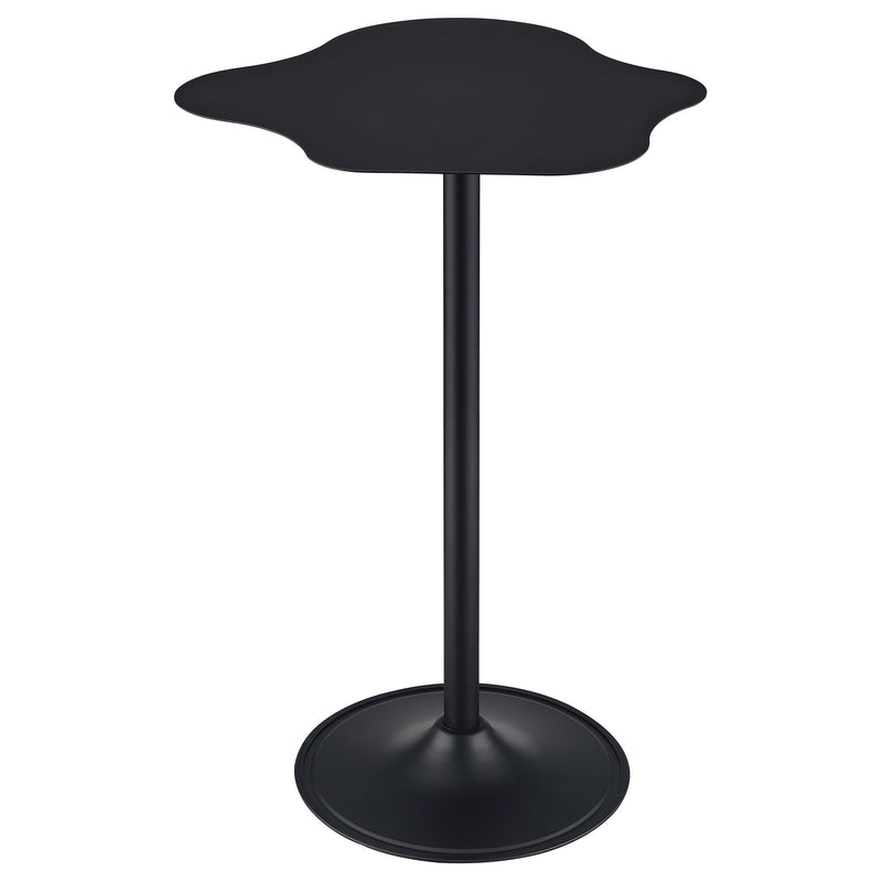 Coaster Furniture Round Keanu Pub Height Dining Table with Metal Top and Pedestal Base 182230 IMAGE 3