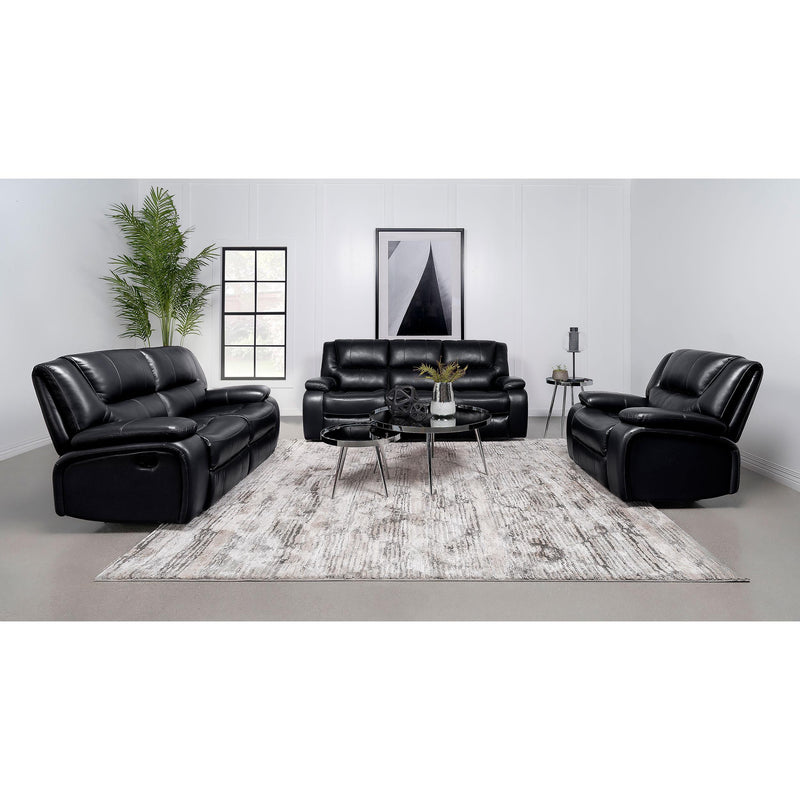 Coaster Furniture Camila Reclining Leatherette Loveseat 610245 IMAGE 8