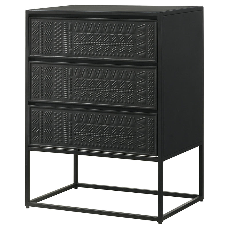 Coaster Furniture Alcoa 959565 3-Drawer Accent Cabinet IMAGE 5