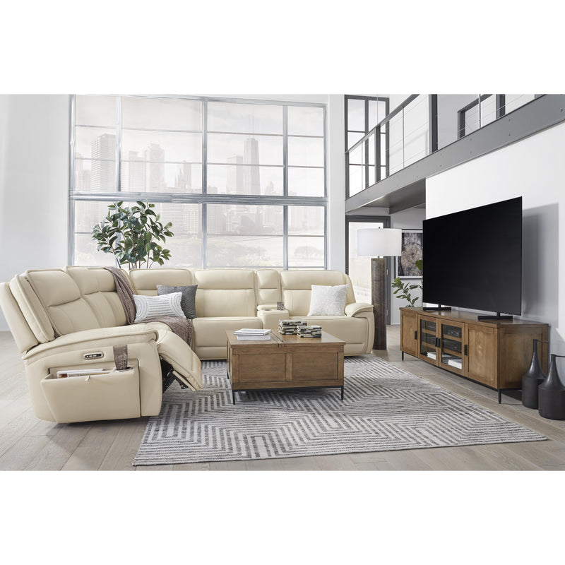 Signature Design by Ashley Double Deal Power Reclining Leather Match 6 pc Sectional U1300158/U1300131/U1300177/U1300146/U1300157/U1300162 IMAGE 5