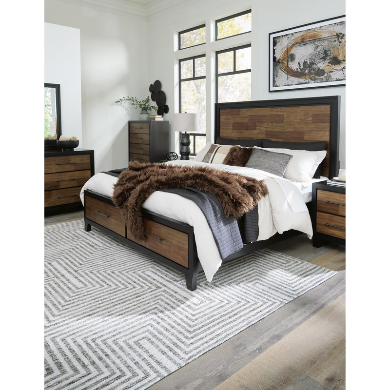 Signature Design by Ashley Kraeburn King Panel Bed with Storage B496-58/B496-56S/B496-197 IMAGE 9