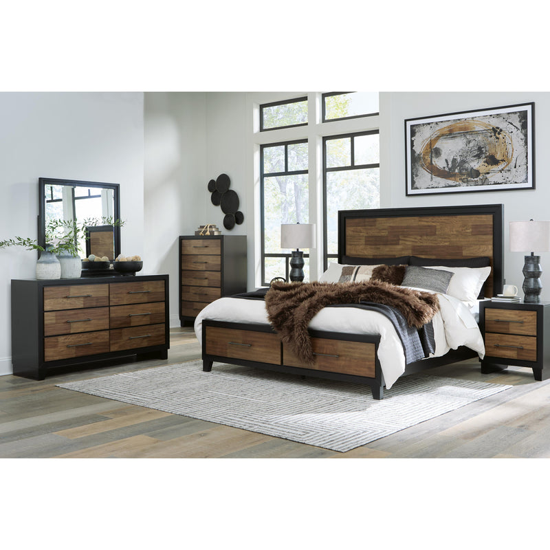 Signature Design by Ashley Kraeburn California King Panel Bed with Storage B496-58/B496-56S/B496-194 IMAGE 12